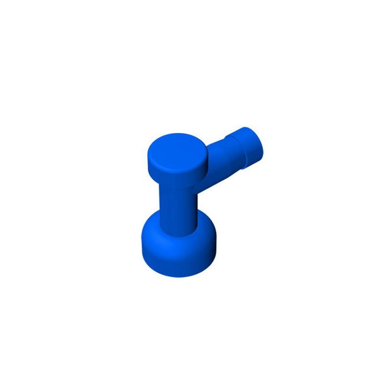 50g Small MOC Building Blocks: 1x1 Faucet Connector Compatible Parts Standard синий