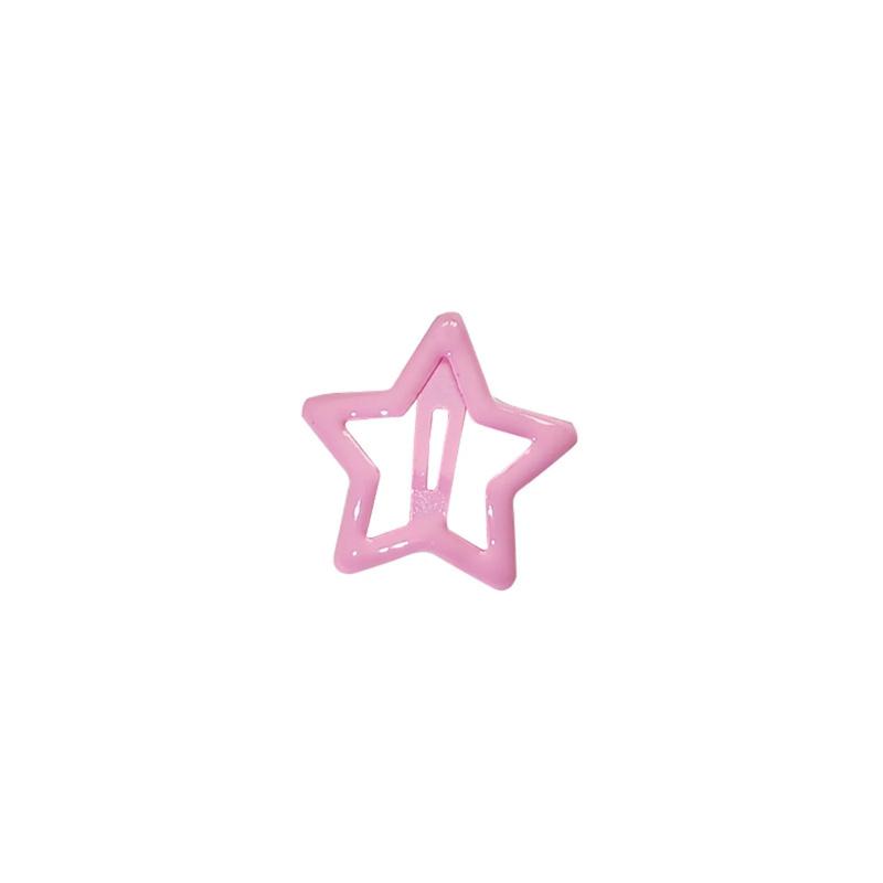 25/50 pcs colorful star BB hairpins, suitable for girls' hair clips, sweet girl metal snap headdress hair accessories.