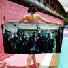 S-S-SlipknotEs Band Microfiber Printed Beach Towel Mountain Climbing Yoga Beach Swimming Running Absorbent Soft Towel
