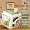 Baby Tissue Dispenser & Pull Toy for 0-1 Year Old - Educational Fun with Radishes