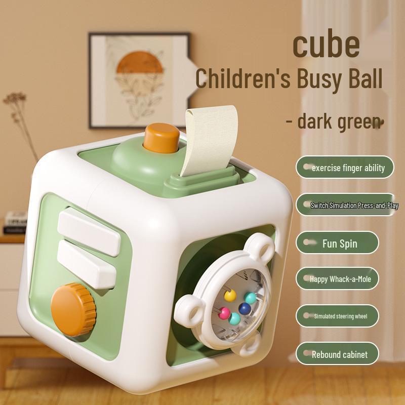 Baby Tissue Dispenser & Pull Toy for 0-1 Year Old - Educational Fun with Radishes