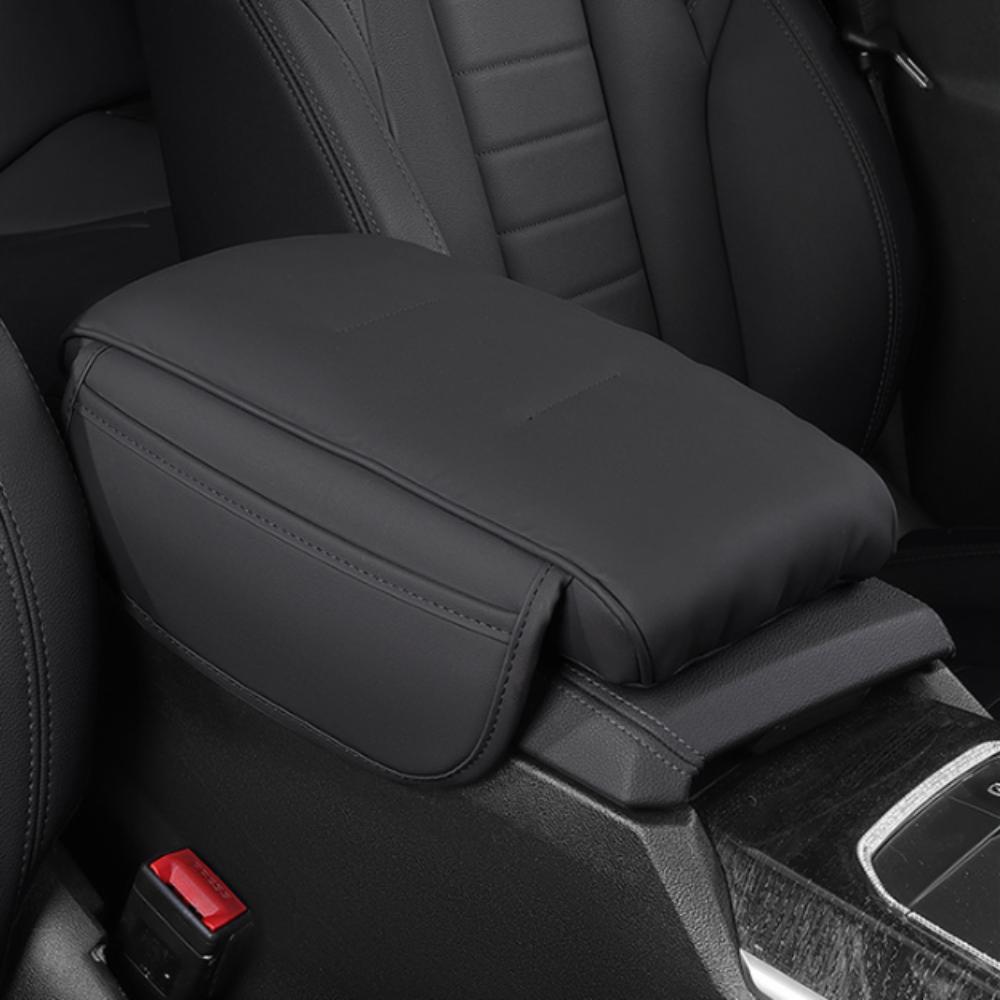 PU Leather Center Console Storage Luxury Style Armrest Pad Arm Rest Expander  Driving Comfort