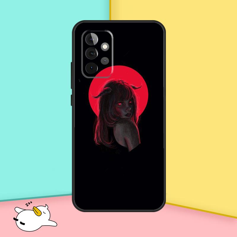 Devil Woman Case For Samsung Galaxy A34 A54 A14 A36 A56 A06 A13 A53 A32 A12 A22 A52 A35 A17 A16 A55 A15
