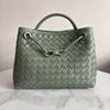 High End Fashion Genuine Leather Women's Handbag Woven Handbag