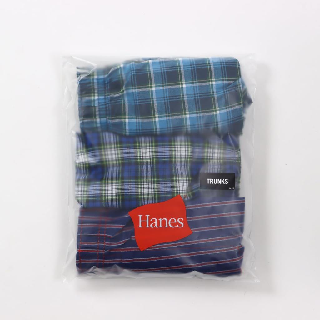Hanes Fresh IQ Boxershorts und Deodorierende Sortierte Größen 3-teilig (3 Pack) - Antibakteriell, Desinfizierend, Sauber, - Frontöffnung, Herren, (HM8ET702J)