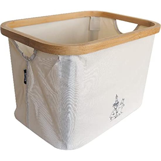 

Okato Bamboo Basket Storage Moomin and Small Box/Storage Case, 16L, Friends,