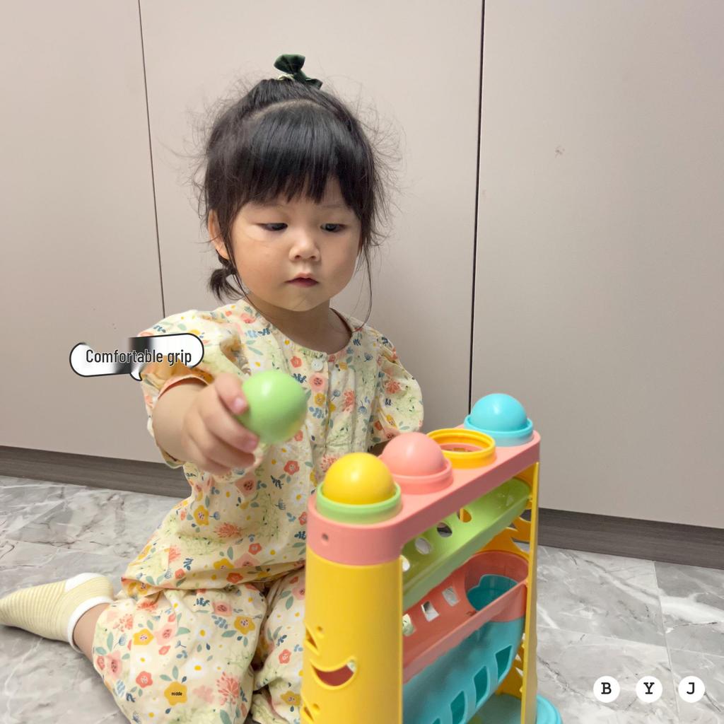 Children's Multi-Layer Educational Hammer Toy: Early Learning Music Slide