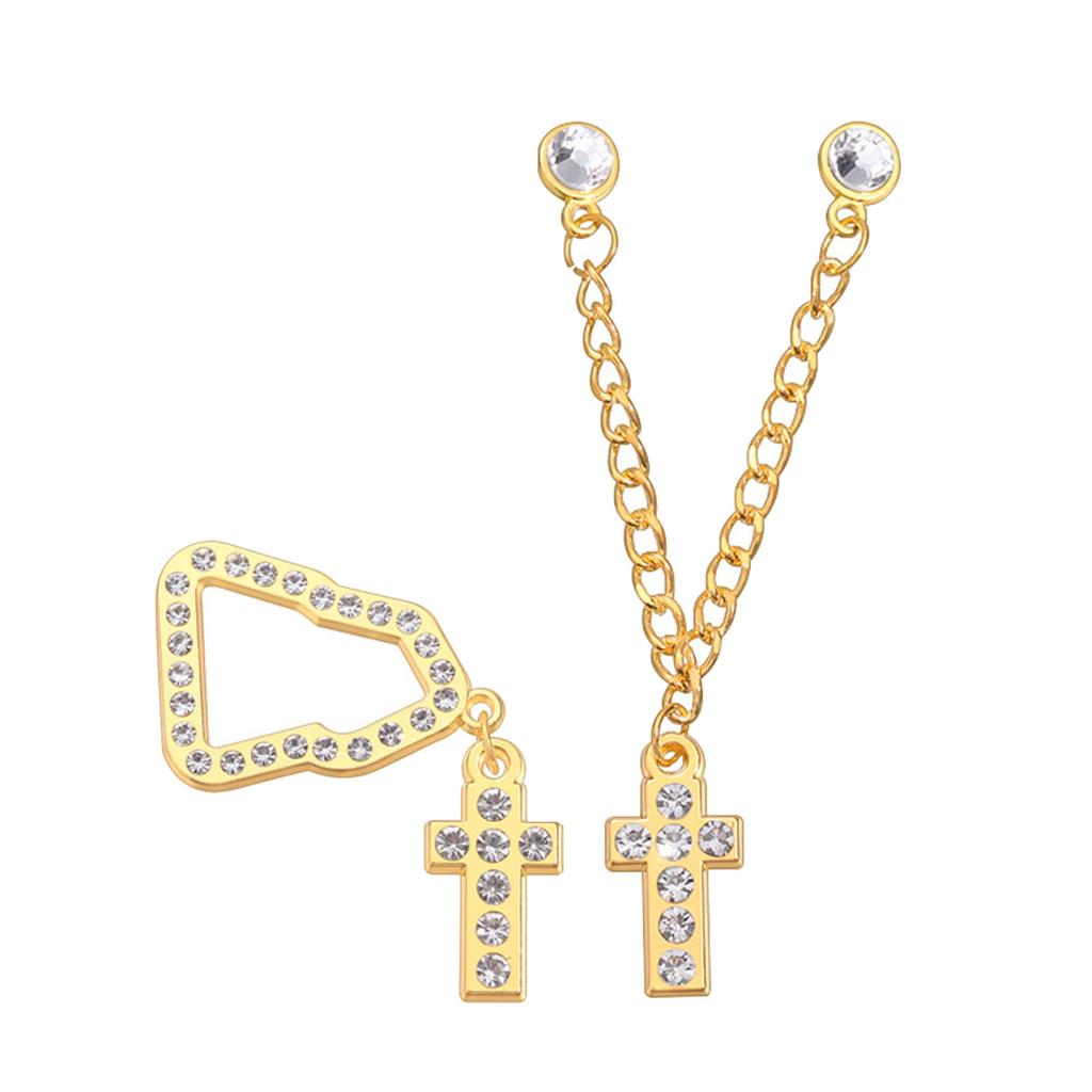 Elegant Enamel Brooch Hat Clip Breastpin Handmade Backpack Lapel Badge Accessory for Church Gatherings Or Daily Wear