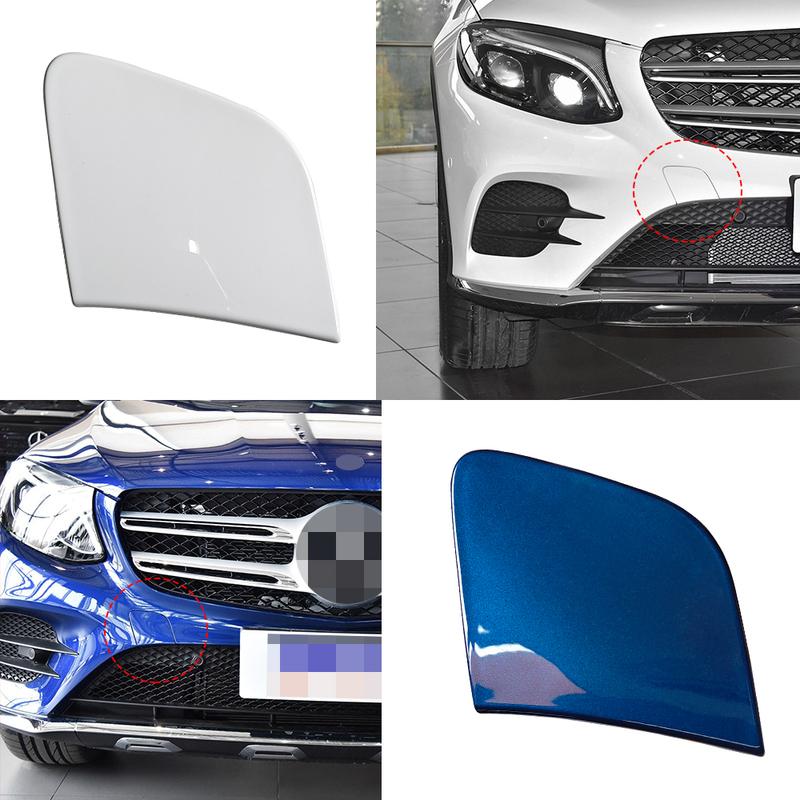 For Mercedes GLC Claass Black Car Front Bumper Tow Hook Cover Cap Towing Eye Accessories For Benz W253 2015- 2538853400