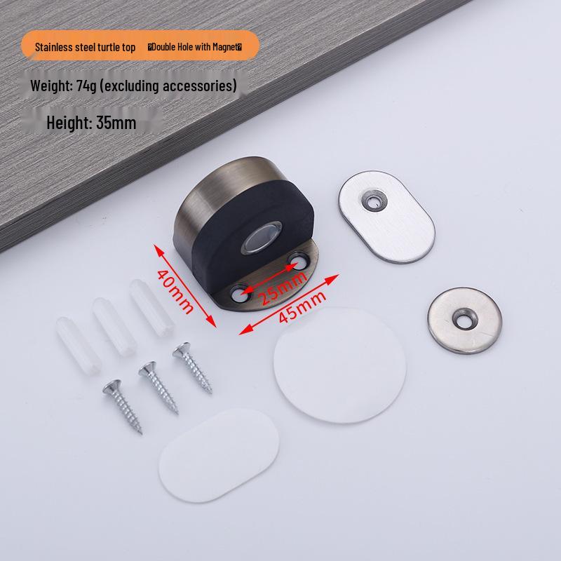 Stainless Steel Punch-Free Door Stopper Buffer Limiter Bumper Plug