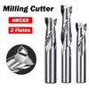 HSS M2 End Mill HRC65 Alloy Carbide Milling New Spiral Router Bit  Aluminum Stainless Metal