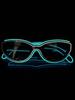 Wireless El Luminous Glasses Disco Luminous Led Online Celebrity Sunglasses Pixel Ktv Bar Atmosphere Concert Flash.