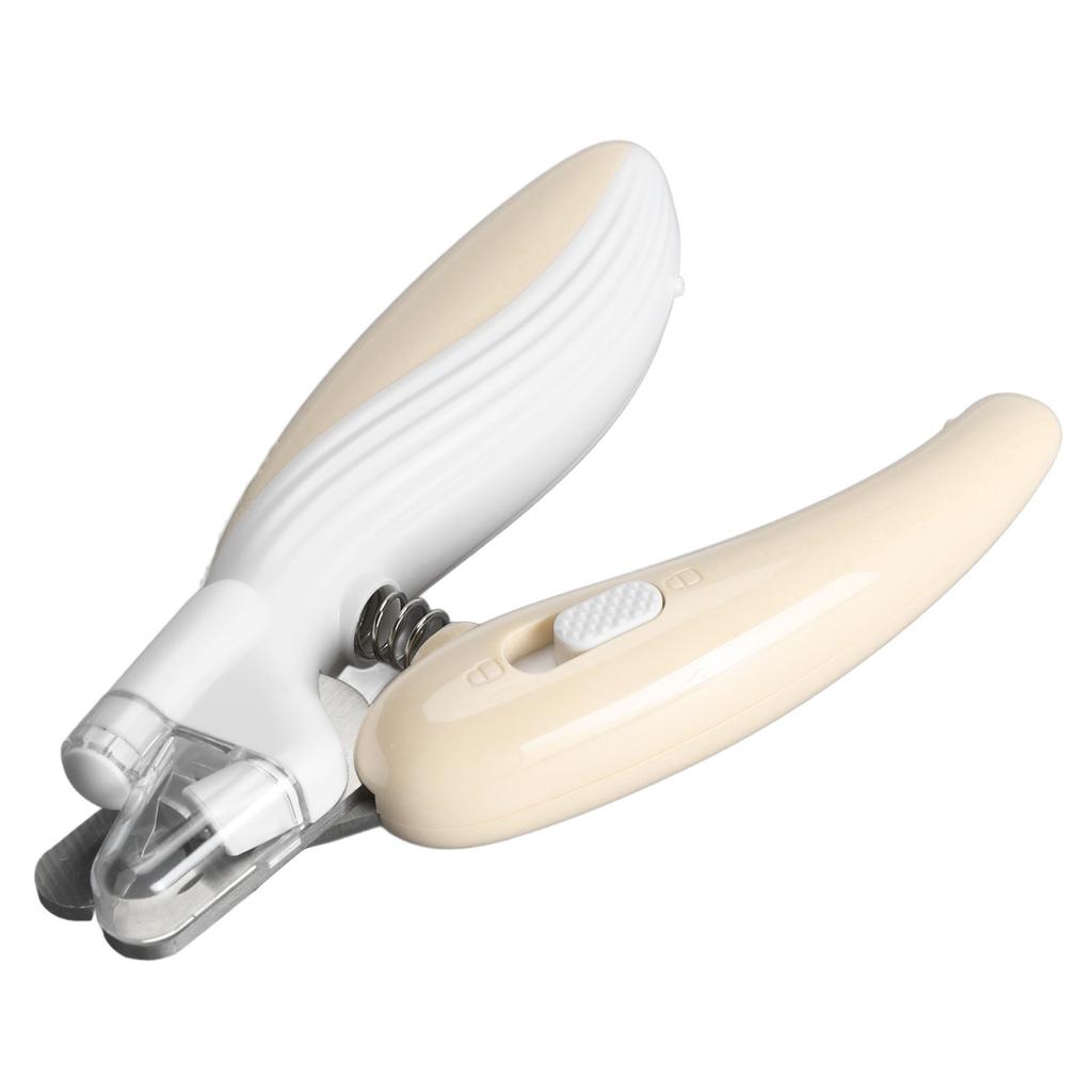 Unghieră pentru animale de companie cu lumină LED, trimmer pentru gheare animale de companie, oțel inoxidabil, siguranță, unghieră ergonomică pentru câini