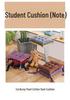 Japanese Style Multi-color Corduroy Square & Round Seat Cushion