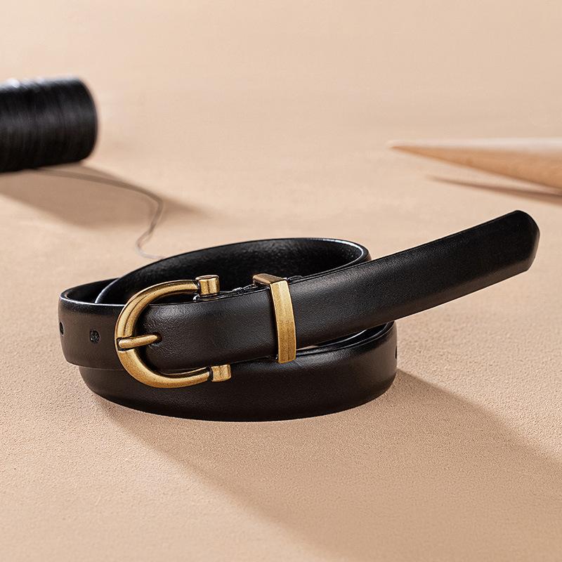 elt omen's minimalist retro belt, female student trendy fashion belt, factory