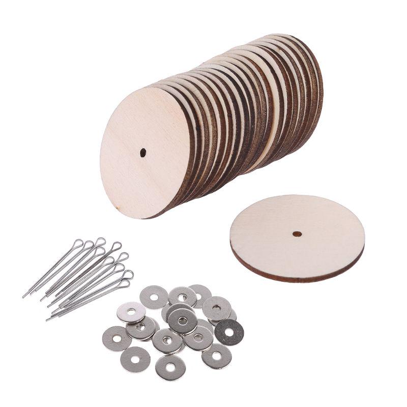10 Sets Wood Joints Connectors for Handmade Bear Children Kids Toy DIY Scrapbooking Manual Handi