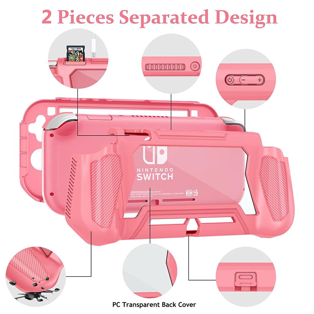Protective Case for Nintendo Switch Lite, TPU Shock-Absorption and Anti-Scratch for Nintendo Switch Lite