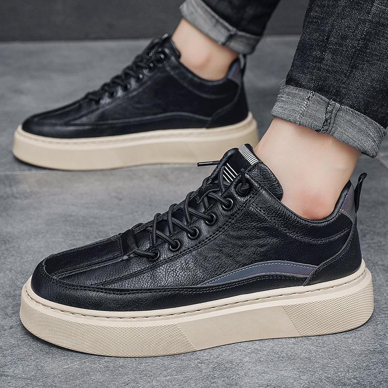 New Luxury Men's Shoes Thick soled Height increasing Soft soled Running Shoes for Youth Outdoor Leisure Sports Shoes sneakers