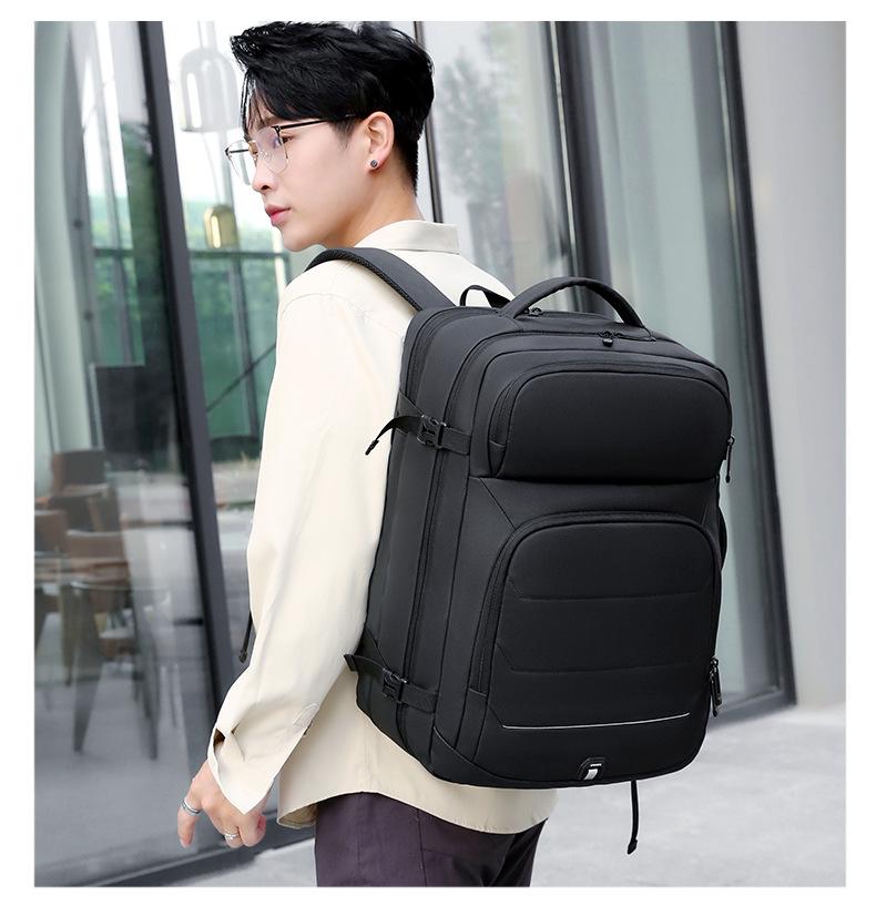 Men's Waterproof Multifunctional Computer and Travel Backpack - Large Capacity & Expandable Design