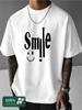 2026 Summer Bestselling Unisexs Pure Cotton Tshirt Casual Fashion Soft and Comfortable Breathable Simple Smile Pattern Print