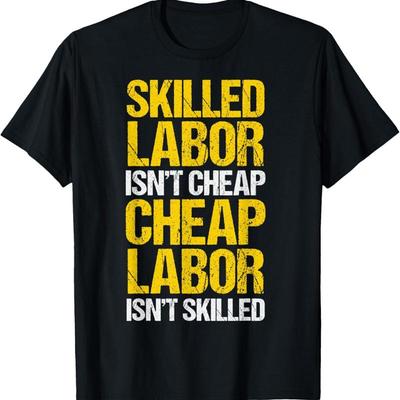 Wykwalifikowana praca nie jest tania T-shirt