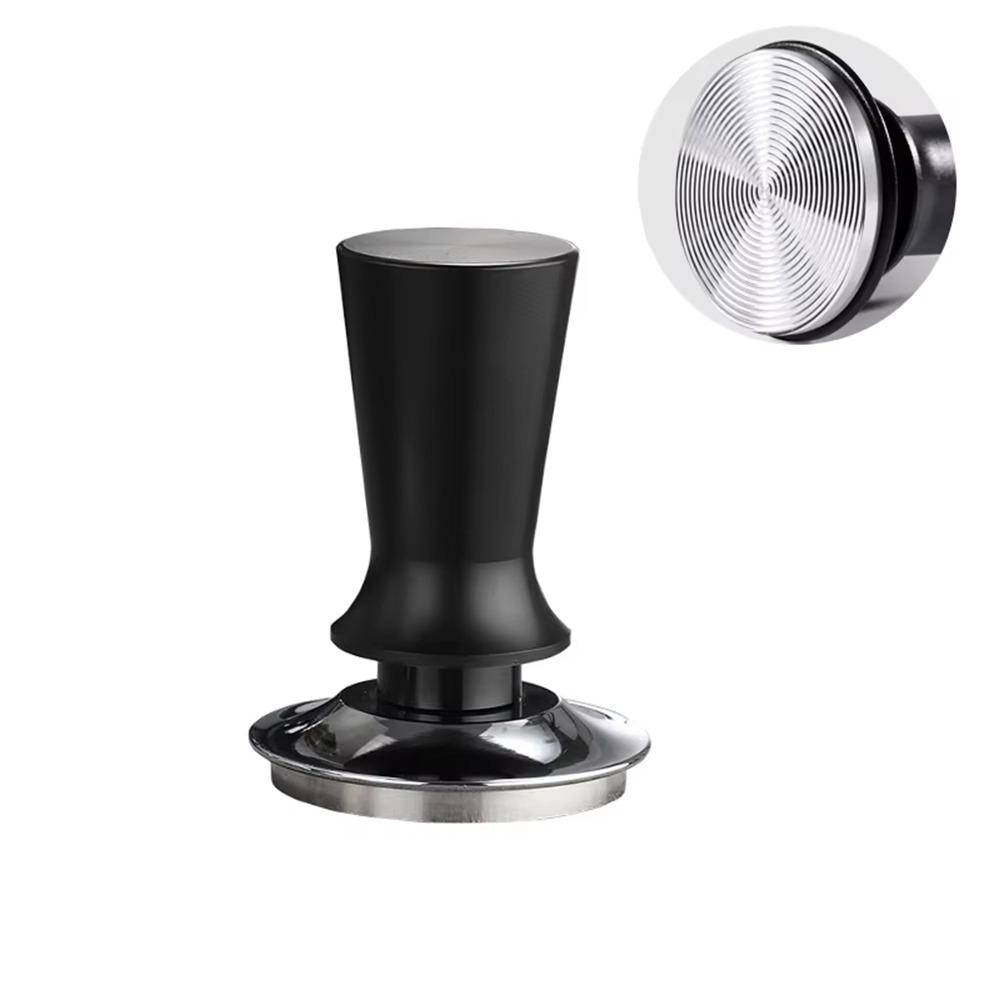 Flat/Thread Base Stainless Steel Coffee Tamper Spring Loaded Tamper  Coffee Shop
