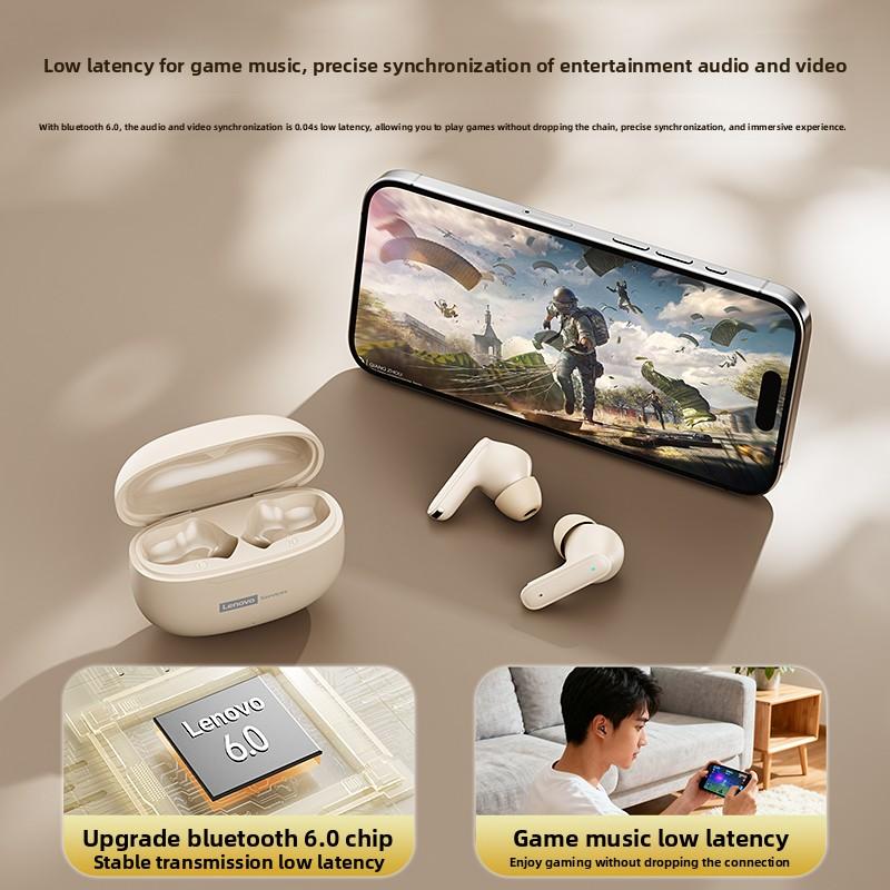 Original Lenovo LE229 TWS Bluetooth Earphones True Wireless Music Headphones with Mic Hi-Fi Sound Waterproof Headset New