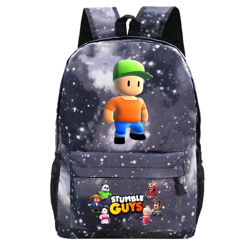 Collision Party Game Merchandise Printing Trend Student Leisure Children Double Shoulder Bag