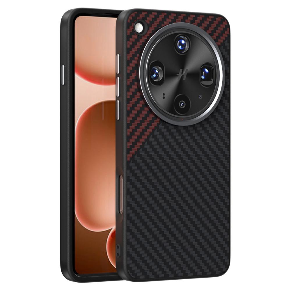 ABEEL For Oppo Find X8 Ultra 5G Case Compatible with MagSafe Carbon Fiber Texture Back Cover