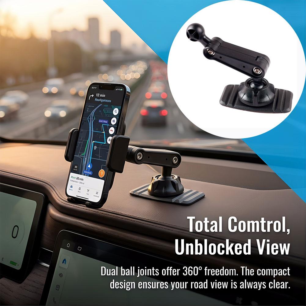 Car Dashboard Phone Mount Base Ball Head Ultra-Sticky Phone Holder with 360° Rotation for Car Phone Mounts Car Accessory A0N3