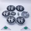 1Set 11pcs Wheel Hub Cover Caps Decoration Stickers for Alfa Romeo GTAM 159 147 156 166 Sizes 14mm-74mm Modification Accessories