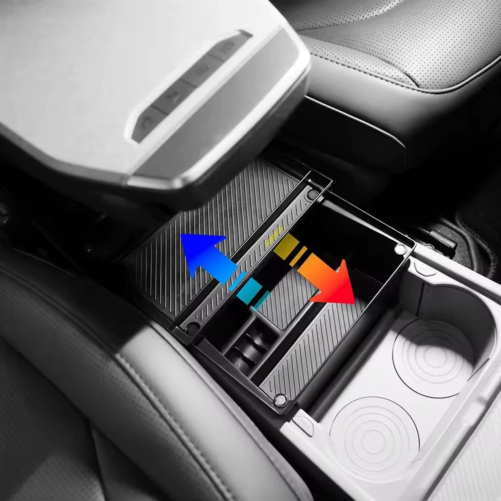 Car Armrest Under Storage Box Organizer Tray For Kia Ev3 Car Interior Sorting And Storage Wear Resisting & Scratch-resistant