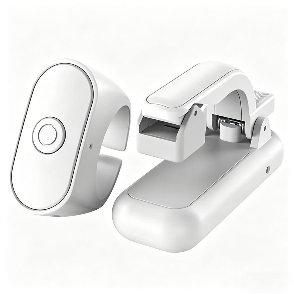 2in1 Page Turner Clicker Wireless Page Turner Remote Control E-Reader Phone Camera Record Trigger Remote for Kindle Paperwhite 5