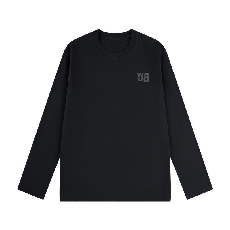 

Unisex American Niche Graphic Long Sleeve Cotton Tee - Trendy Autumn Heavyweight Design L (58-65 kg)