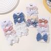 Children'S Hair Accessories Set Baby Printed Hairpin Card Flower Fabric Hairpin Christmas Set 2302
