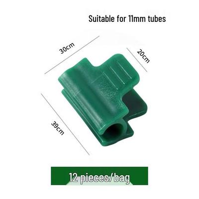 Lilang Green Fiberglass Garden Support Clips