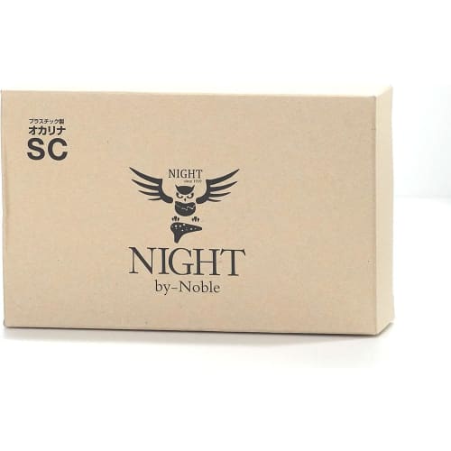 NIGHT Ocarina, NIGHT by Noble, Plastic, SC, Black Rubber Finish, 25 x 150 x 75mm