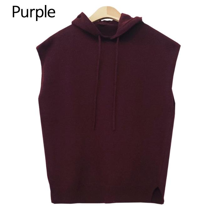 Vestă pentru femei cu hanorac aspect casual Korea fashion