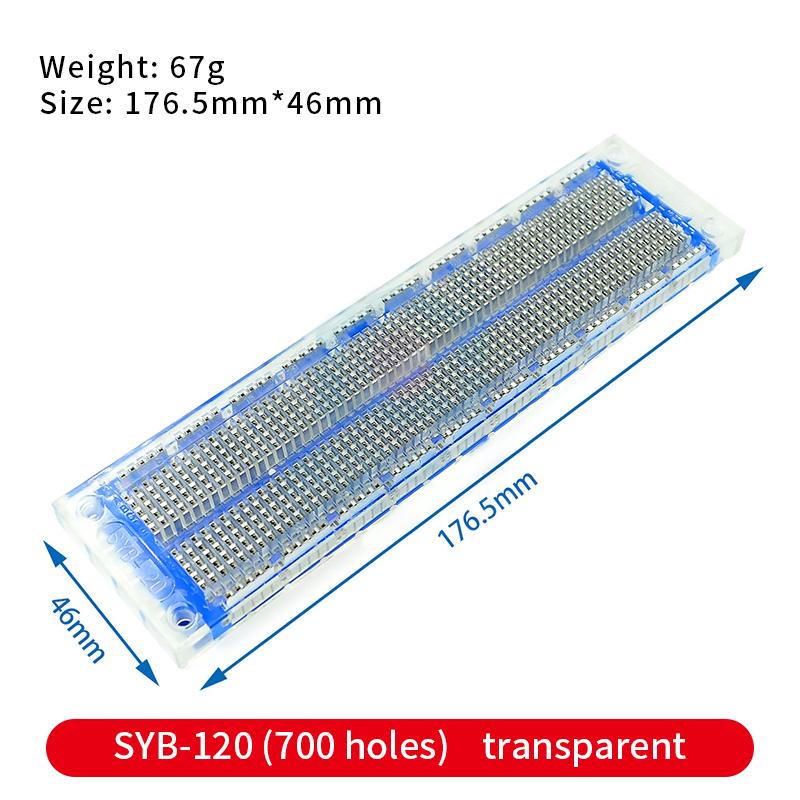 MB-102 830 Point Breadboard Point Solderless PCB Bread Board SYB-120 700 Point DIY Electronic Kit For Arduino