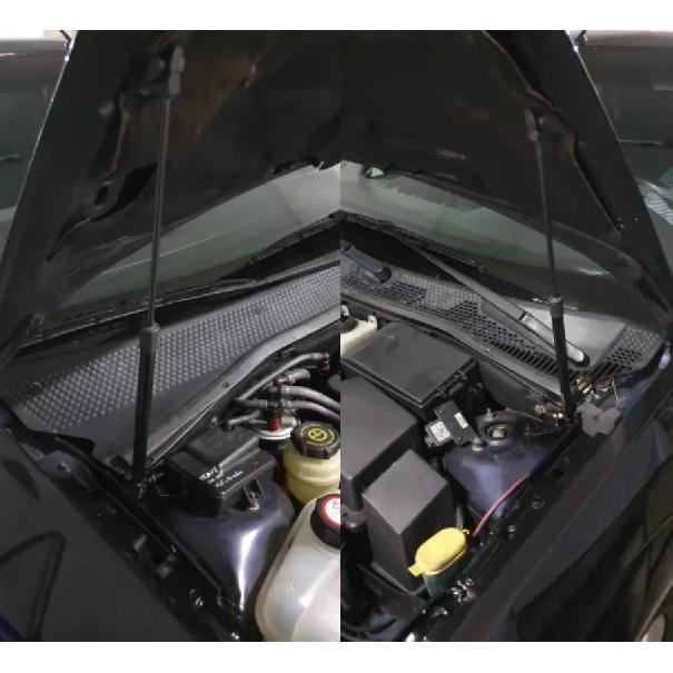 for Ford Focus MK1 1997-2007 Front Hood Bonnet Modify Gas Struts Shock Carbon Fiber Spring Damper Lift Supports Absorber