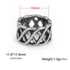 Stainless Steel Vintage Charms Antique Paw Heart Cross Tree of Life Evil Eye Pendant for Necklace Bracelet Jewelry Making