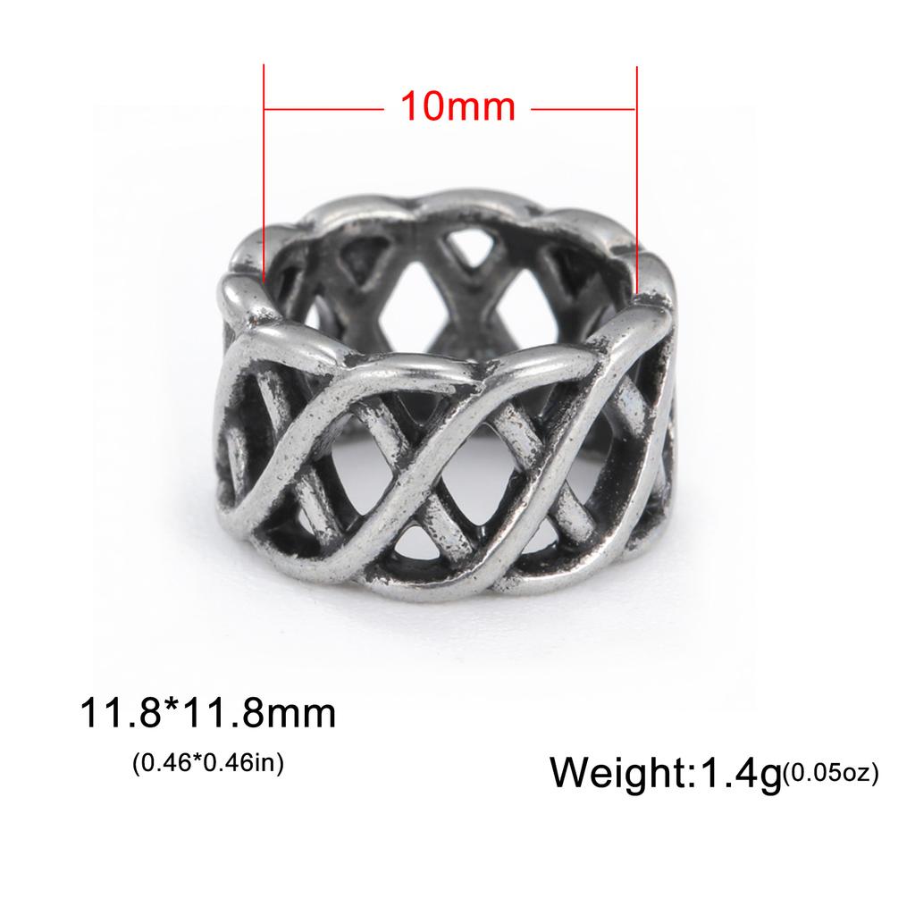 Stainless Steel Vintage Charms Antique Paw Heart Cross Tree of Life Evil Eye Pendant for Necklace Bracelet Jewelry Making
