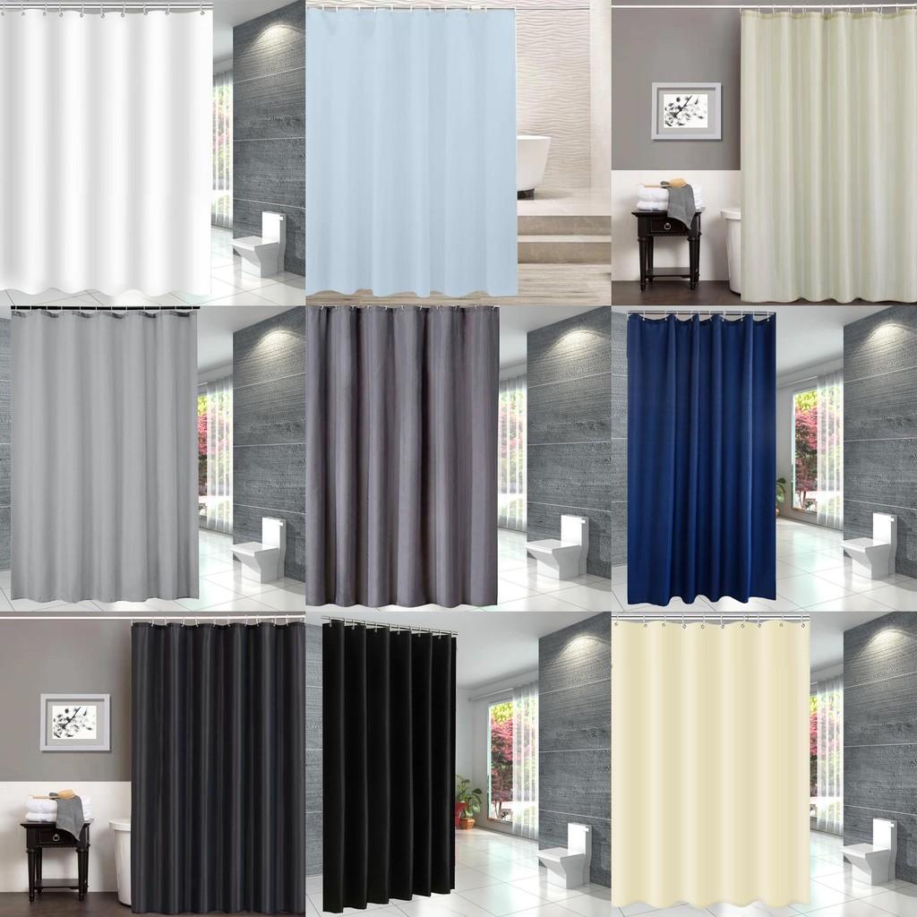 Polyester Waterproof Shower Curtain For Contemporary Bathroom Design