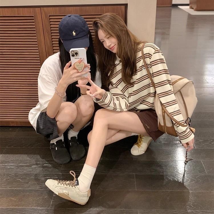 Su Yinyin Has the Same Height Increase In Stock, Retro Mandarin Duck with Casual Board Shoes, Women's German Training Shoes, and Stars Are Old an