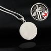 Vintage Knight Pendant Necklace Titanium Steel Amulet Jewelry Neck Jewelry Punk Chain Necklace Suitable for Men Present