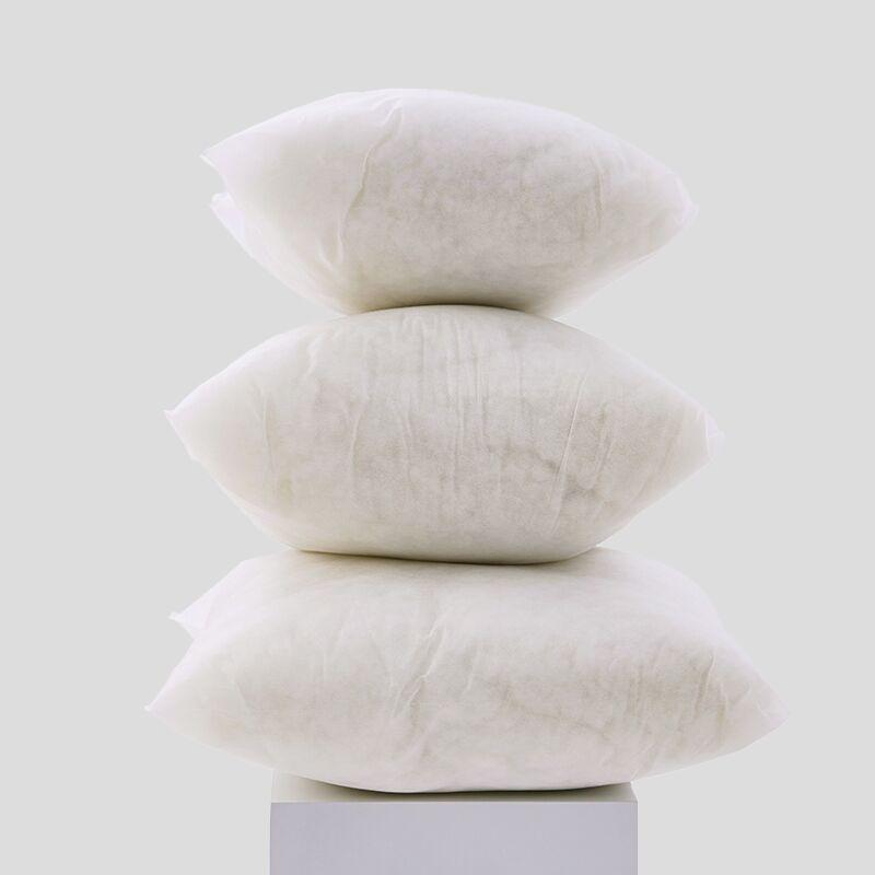PP Cotton Brushed Cloth Pillow Core - Slow Rebound Feather Silk Non-Woven Square Cotton Pillow Pair.