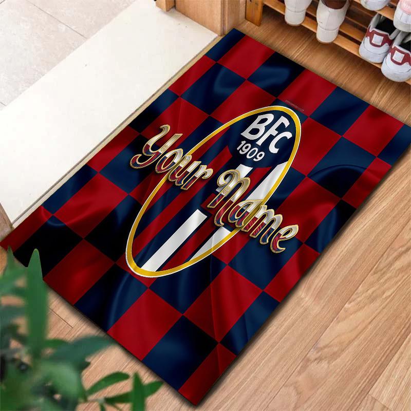 Bologna Fc Custom Name Carpet Rug For Living Room Bedroom Home Sofa Decoration Kids Play Nonslip Floor Mat