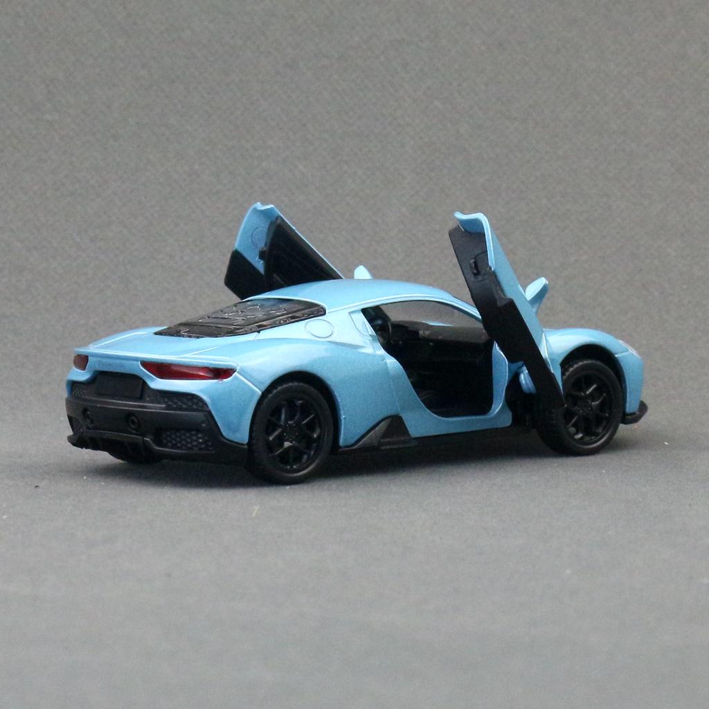 Maserati MC20 Super Sport Spielzeugauto im Maßstab 1:41 für Kinder, MSZ Diecast Metall Miniatur Rückziehauto Sammlerstück Geschenkbox