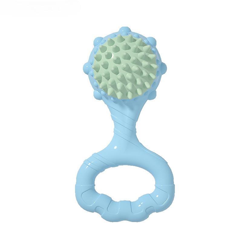 

Новый тип игрушки для питомцев с кольцом для ручного вытягивания, игрушка для снятия стресса, износостойкая, устойчивая к укусам, легко моется, с шипами, очистка зубов питомца на 360 градусов