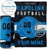 Throw Blanket For Football Fans Ships Next Day Made In Usa -Custom Fleece Name Ideal Youth Footb  Custom Blankets